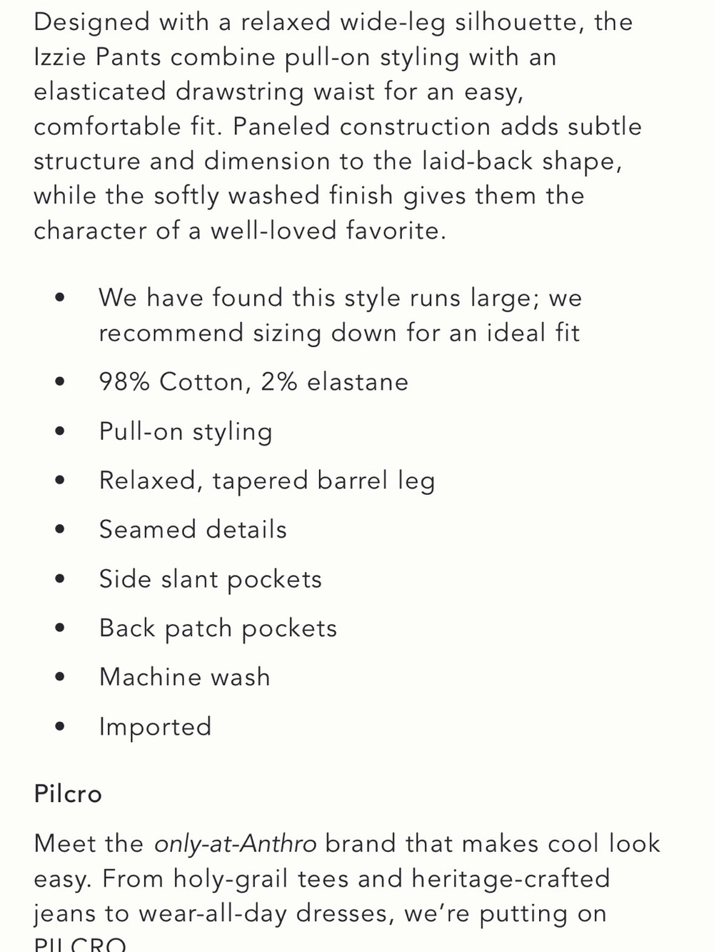 Pilcro Lizzie Barrel Pants - Picture 7 of 7